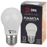 Лампа светодиодная декоративная LED 3 Вт 135Лм 3000К груша белый, белт-лайт E27 220-240В ERAW50-E27 ЭРА Б0049582