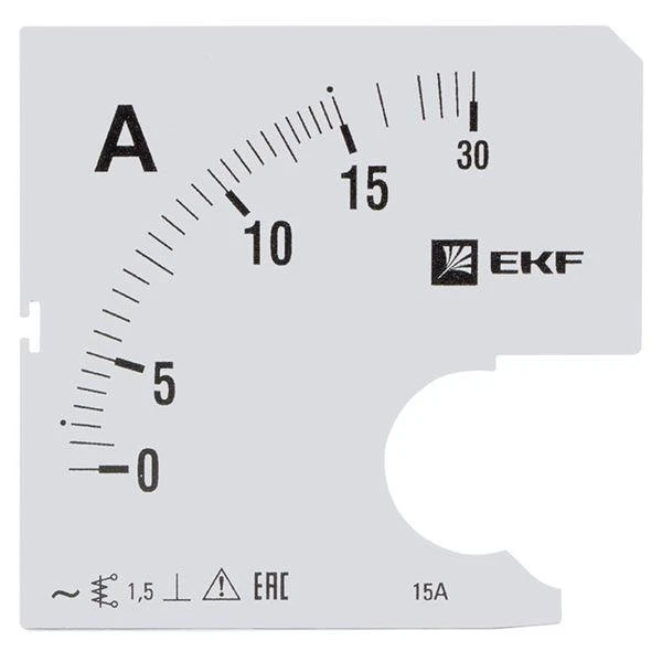 Шкала сменная для A961 15/5А-1.5 PROxima EKF s-a961-15 Шкала сменная для A961 15/5А-1.5 PROxima EKF s-a961-15