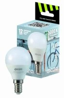 Лампа светодиодная LED 12Вт E14 5000K шар 230/50 ФАZА 5038592