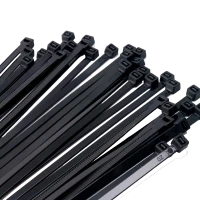 Кабельные стяжки (хомуты) PCT 4,8x300-100 черные PA6.6 (100 шт/уп) JazzWay 5054639