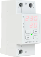 Реле напряжения c контролем тока Welrok VI-50 red Вэлрок 4660251140267