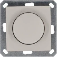 Диммер LED с накладкой 30-400W, 1gang 2way, цвет Тауп Jasmart G4012T Диммер LED с накладкой 30-400W, 1gang 2way, цвет Тауп Jasmart G4012T