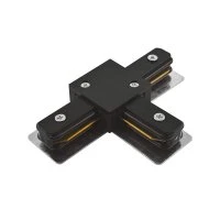 Коннектор черный T-обр. PTR CT-BL  jazzway JazzWay 5010857 Коннектор черный T-обр. PTR CT-BL  jazzway JazzWay 5010857
