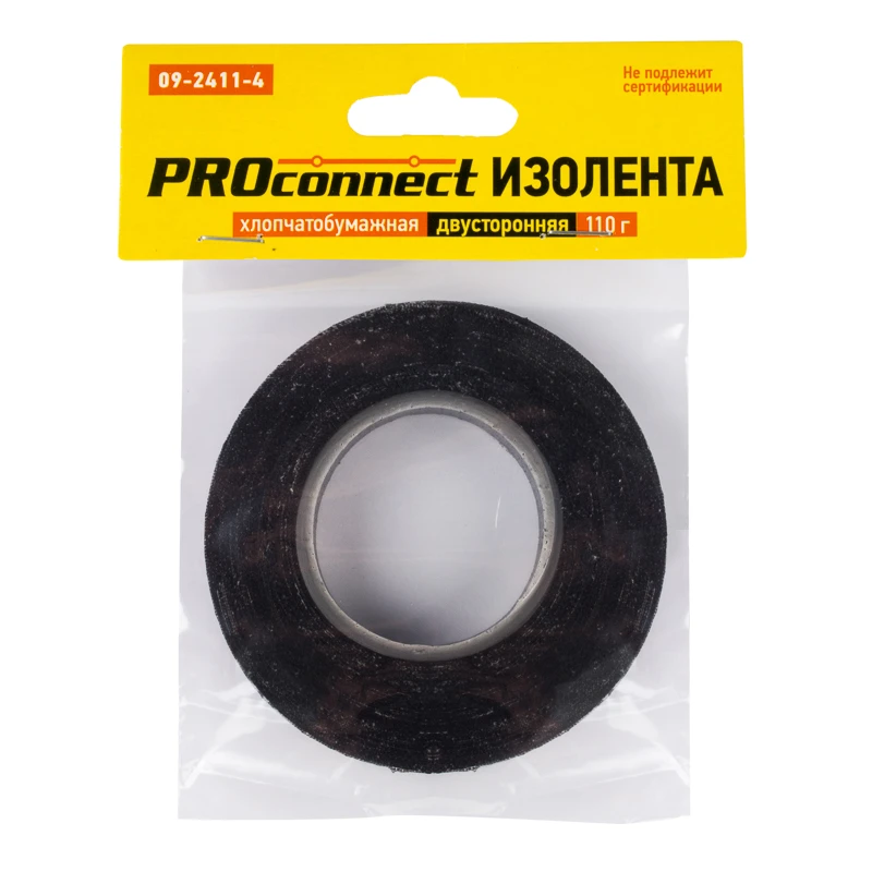 Изолента ХБ PROconnect 18x0,35 мм, (ролик 16,4 м 110 г) (2-ПОЛ) REXANT 09-2411-4 Изолента ХБ PROconnect 18x0,35 мм, (ролик 16,4 м 110 г) (2-ПОЛ) REXANT 09-2411-4