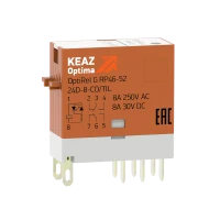 Реле промежуточное OptiRel G RP46-52-24D-8-CO/TIL КЭАЗ 281055