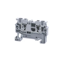Клемма проходная 4 кв.мм пружинная OptiClip CX-4-I-32A-(0,2-4)-серый КЭАЗ 289713