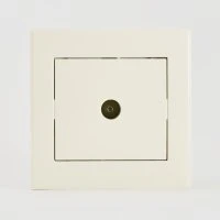 Розетка RAIN ТВ проходная крем Lezard 703-0303-129 Розетка RAIN ТВ проходная крем Lezard 703-0303-129