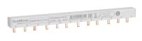 City9 Set Шина гребенчатая 3P (L1L2L3) шаг 18мм 12 модулей 63А Systeme Electric C9XPH312