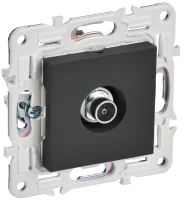 SKANDY Розетка TV оконечная SK-A12G графит IEK SK-A10-O-K53