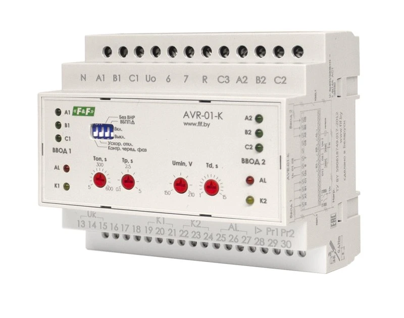 Устройство управления резервным питанием AVR-01-K Евроавтоматика ФиФ EA04.006.001 Устройство управления резервным питанием AVR-01-K Евроавтоматика ФиФ EA04.006.001