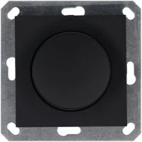 Диммер LED с накладкой 30-400W 1gang 2way, цвет черный матовый Jasmart G4012PB Диммер LED с накладкой 30-400W 1gang 2way, цвет черный матовый Jasmart G4012PB
