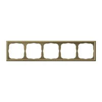ARTGALLERY рамка 5-постовая, золото Systeme Electric GAL001605 ARTGALLERY рамка 5-постовая, золото Systeme Electric GAL001605