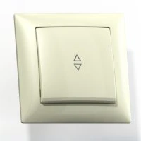 СЕЛЕНА Переключатель С610-396 скрытый слоновая кость Кунцево-Электро 8141