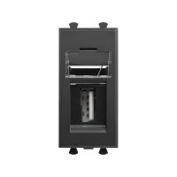 Avanti USB 2.0 розетка модульная, тип А-А, , Черный матовый, 1 модуль DKC 4412401