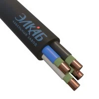 Кабель силовой ВВГнг(А)-FRLSLTx 4х1,5 ок (N) - 0,66 кВ ТРТС Элкаб 13368