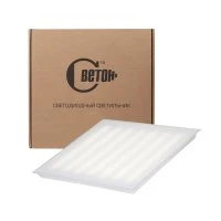 Светильник светодиодный офисный ДВО/ДПО 34Вт 595х295х40  5000К 4150Лм матовый  IP54 ( Люгер 8-30-Д-120-0/ПТ/О-5К80-В54) Светон CB-C0937008