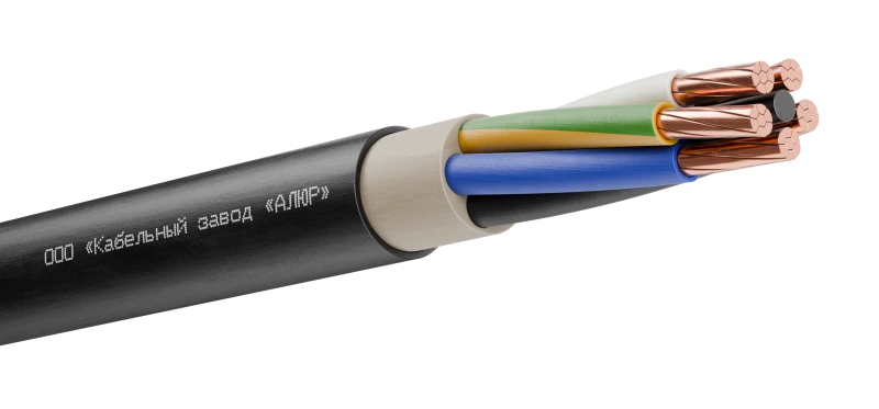 Кабель силовой ВВГнг(А) 5х50 (N, PE)-0.660 многопроволочный АЛЮР 00-00003902