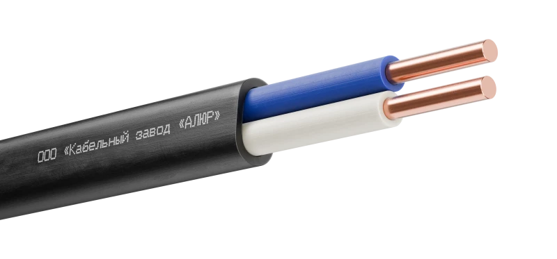 Кабель силовой ВВГ-Пнг(А)-LSLTx 2х1.5 (N)-0.660 однопроволочный (барабан) АЛЮР 00-00006324