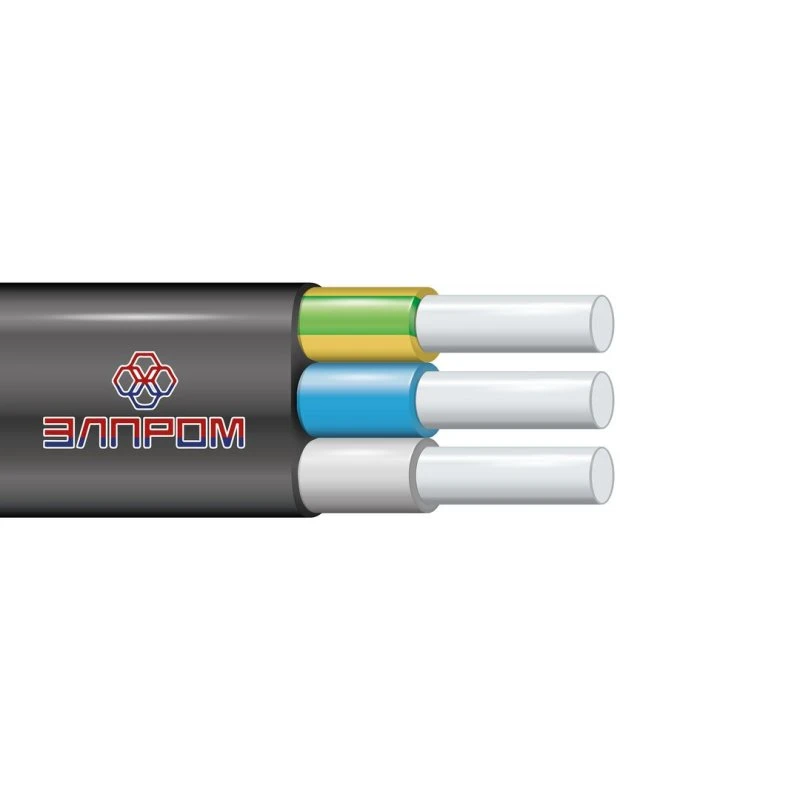 Кабель АВВГ -П 3х2.5 1кВ белый Элпром БП-00002204