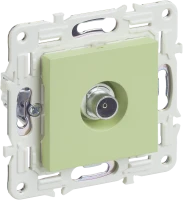 SKANDY Розетка TV оконечная SK-A12G мятный IEK SK-A10-O-K06