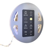 Лента светодиодная  24В 2835 7,2Вт/м 3000К 5м IP 65 201027 Maytoni