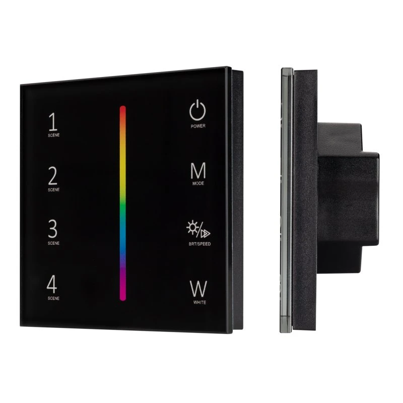 Панель SMART-P22-RGBW-G-IN Black (12-24V, 4x3A, Sens, 2.4G) (, IP20 Пластик, 5 лет) Arlight 033766 Панель SMART-P22-RGBW-G-IN Black (12-24V, 4x3A, Sens, 2.4G) (, IP20 Пластик, 5 лет) Arlight 033766