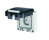 Розетка для скрытого монтажа. Защита IP66 с вставленной вилкой DKC DIS1374407