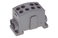 Клемма серая, 4 подключения 2,5-25мм 1000V 125А INPIN HL35/251P2WGY 00-00032753