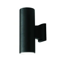 Светильник светодиодный уличный. Архитектурный накладной. ULU-S22B-2x3W/4000K IP65 BLACK Белый свет (4000K). Корпус черный. TM . Uniel UL-00006802