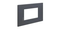 Axolute. Рамка Air, итальянский стандарт 3 мод. Цвет ''Эклипс'' Legrand/Daccord HW4803XN Axolute. Рамка Air, итальянский стандарт 3 мод. Цвет ''Эклипс'' Legrand/Daccord HW4803XN