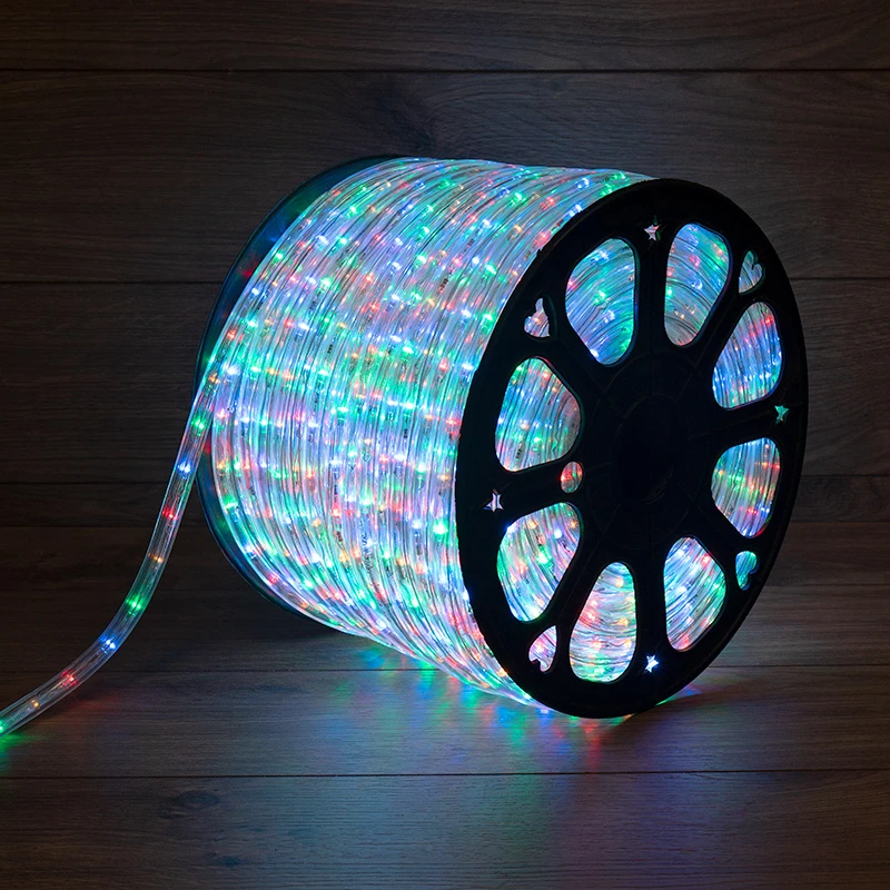 Дюралайт LED, свечение с динамикой 3W RYGB, 36 LED/м, 100 м Neon-Night 121-329 Дюралайт LED, свечение с динамикой 3W RYGB, 36 LED/м, 100 м Neon-Night 121-329