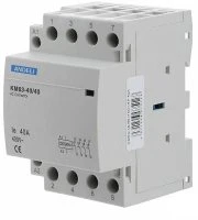 Контактор модульный КМ63-40/40 4P 40A 4No ANDELI ADL08-247 Контактор модульный КМ63-40/40 4P 40A 4No ANDELI ADL08-247