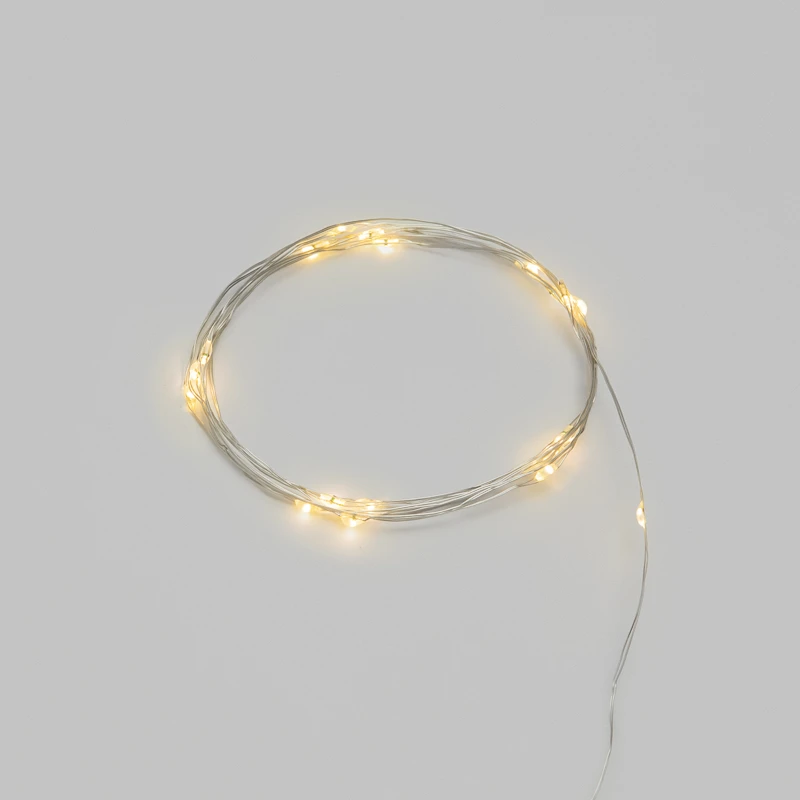 Гирлянда светодиодная Роса 2 м, 20 LED, теплое белое свечение Neon-Night 303-006 Гирлянда светодиодная Роса 2 м, 20 LED, теплое белое свечение Neon-Night 303-006