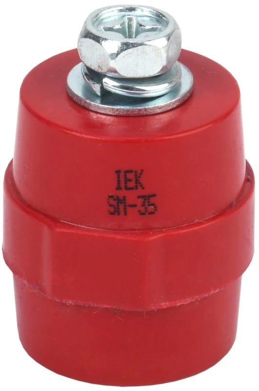 Изолятор SM35 (М8) силовой с болтом IEK YIS11-35-10-B Изолятор SM35 (М8) силовой с болтом IEK YIS11-35-10-B