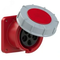 Розетка встраиваемая 63А/400V/3P+N+E/IP67 PCE 335-6 00-00002408 Розетка встраиваемая 63А/400V/3P+N+E/IP67 PCE 335-6 00-00002408