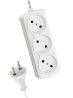 Удлинитель КОСМОС 6А 3 гн ШВВП 2*0,75 5м Космос YKsm5m-3g(6A)E