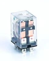 Промежуточное реле 2 контакта с LED индикацией 10А 230В AC ПР-102 Dekraft 23917DEK