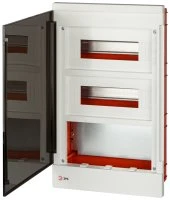 Щит распределительный со слаботочным отсеком ЭРА MultiBox bs-24f встраиваемый пластиковый 24 модуля IP40 Б0059317