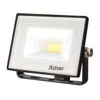 Прожектор светодиодный, серия PROFI, 230В, 10Вт, 4000К, 1000Лм, IP65, гарантия 5 лет, черный, 53414 7, Ritter RITTER