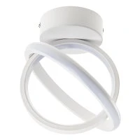 Люстра потолочная светодиодная, FALENA, 3 режима, 220x220x180мм, 24Вт, 2700K/4000K/6400K, 9м, белый, 51622 8, Ritter RITTER