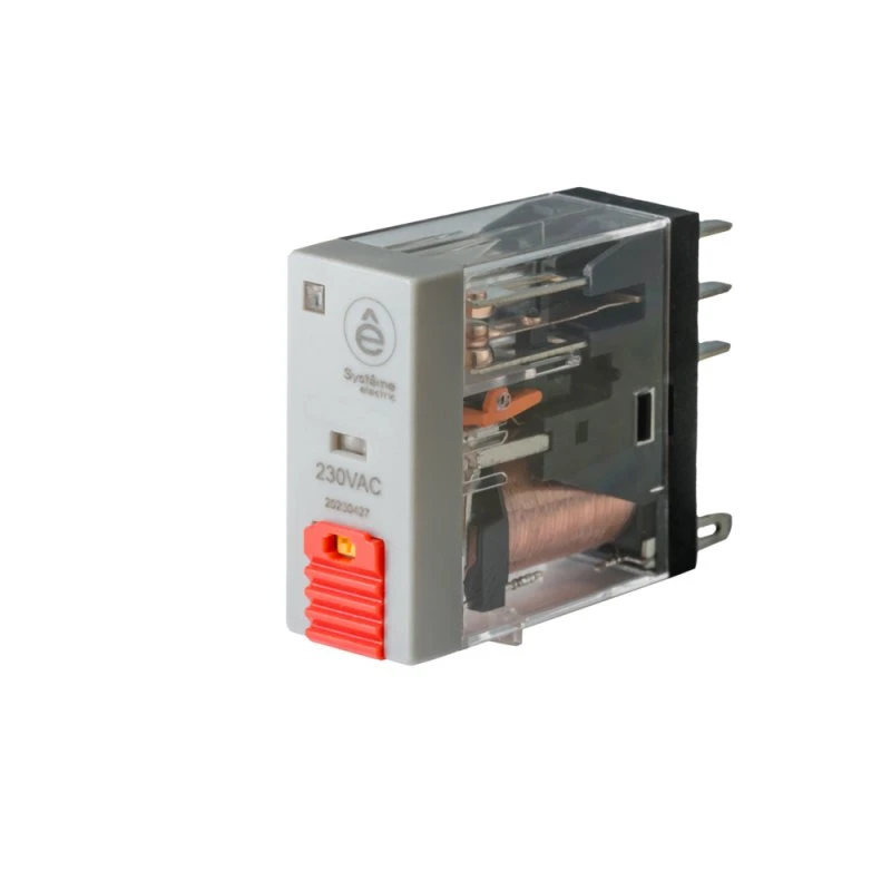 Реле 12A 1CO 230VAC тест кнопка LED Systeme Electric SXG12P7 Реле 12A 1CO 230VAC тест кнопка LED Systeme Electric SXG12P7