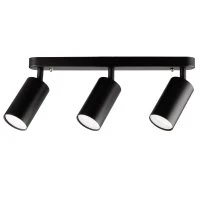 Светильник накладной, ARTON, поворотный, цилиндр, 350x55x160мм, 3хGU10, алюминий, черный, 59935 7, Ritter RITTER