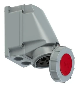 Розетка настенная 63А/400V/3P+N+E/IP67 PCE 135-6 00-00002094 Розетка настенная 63А/400V/3P+N+E/IP67 PCE 135-6 00-00002094
