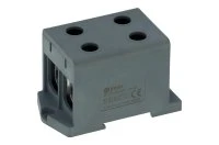 Клемма серая, 4 подключения 25-150мм 1000V 250/320А INPIN KL1501P2WGY 00-00032693