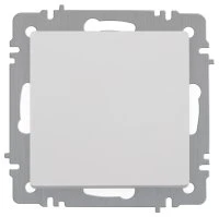 Выключатель Intro Accent 6-101-01 , 10А-250В, IP20, СУ, AL/CU, белый Б0063469