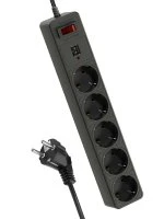 Сетевой фильтр  3м 5 гнезд, пвс 3х0,75мм2, черный 2 USB, КОСМОС Космос FKsm3m-5g(B)USB Сетевой фильтр  3м 5 гнезд, пвс 3х0,75мм2, черный 2 USB, КОСМОС Космос FKsm3m-5g(B)USB