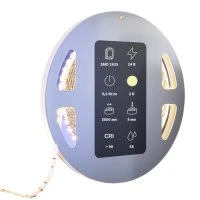 Лента светодиодная  24В 2835 9,6Вт/м 3000К 5м IP 65 201042 Maytoni