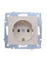 Vesna Розетка с/з цв. крем Lezard 742-0388-122B