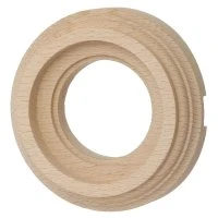 Лизетта Рамка 1 постовая для открытой проводки (Натурэль на бревно 220мм) Bironi BFC22-610-10