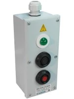 Пост управления ПКУ-15-21.131-54У2 (1хСКЛ11 зеленая, 220В + 1хКЕ081/2(1з+1р) черная + 1хКЕ081/2(1з+1р) красная+ PG-19) Электротехник ET008512